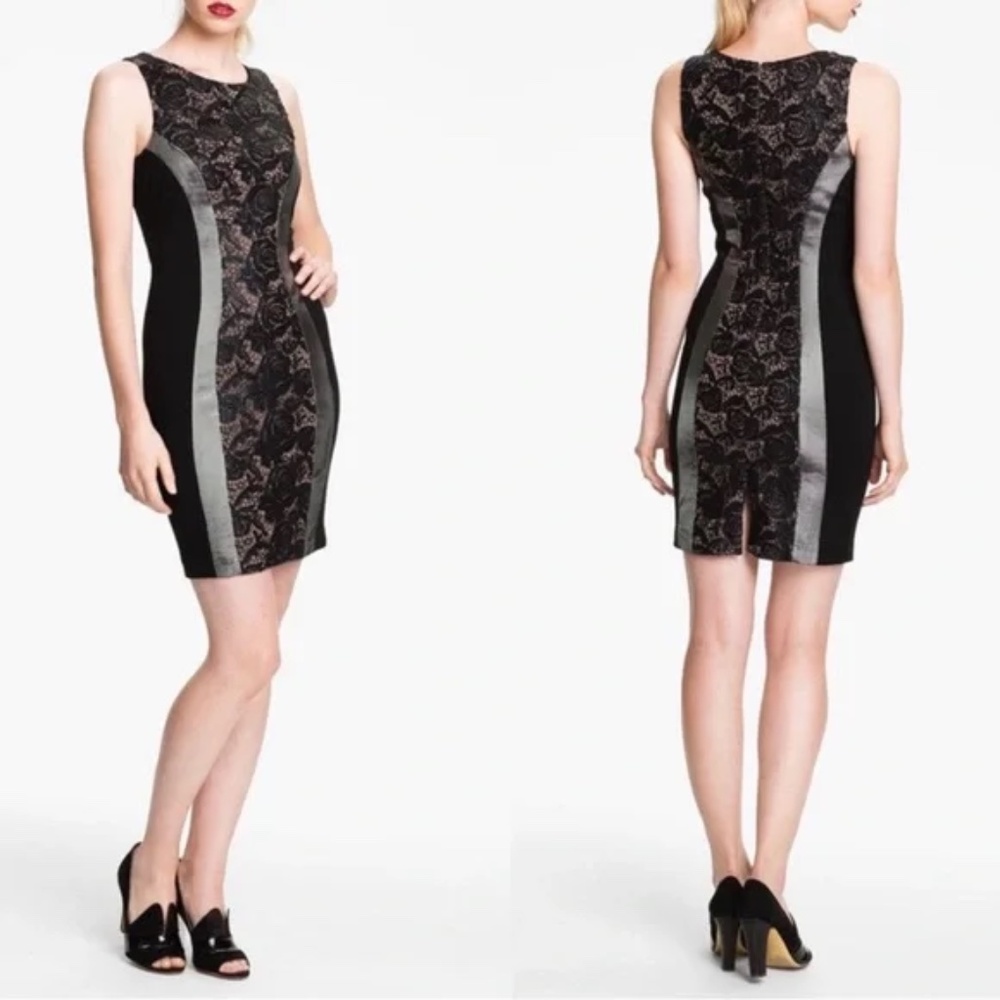 Tracy Reese Paneled Lace Dress